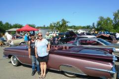 John and Pamela with their 59 Olds Super 88