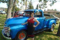 Amber with a 53 Chev
