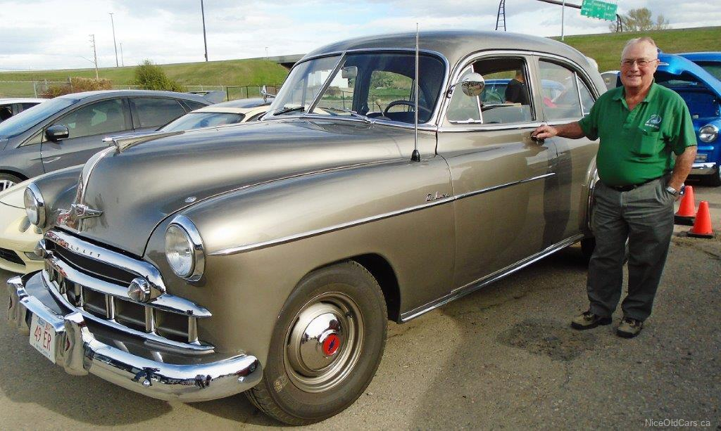 Tom with his 1949 Chev