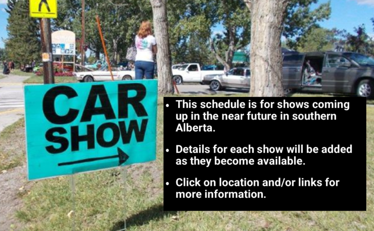 Do You Want The Southern Alberta Car Show Calendar In 2023 