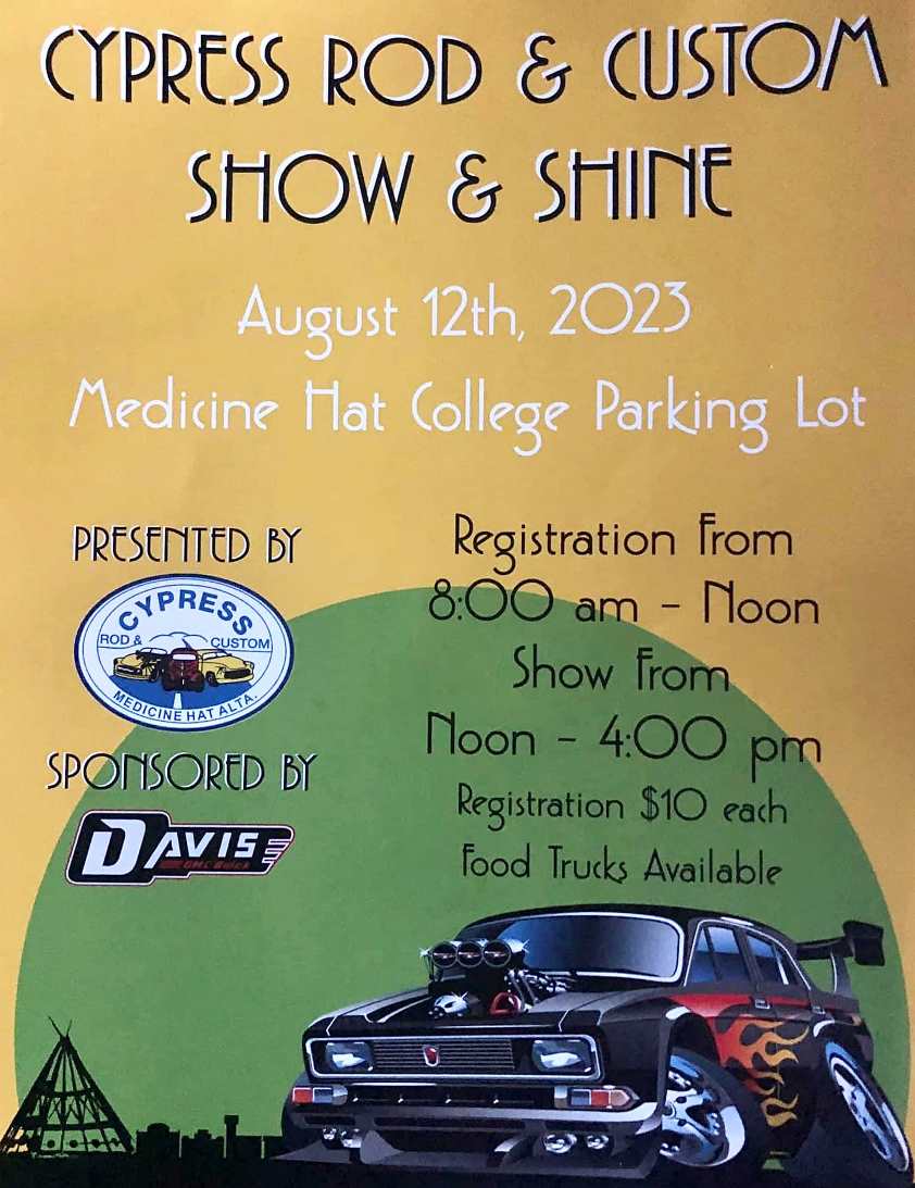 Southern Alberta car show calendar